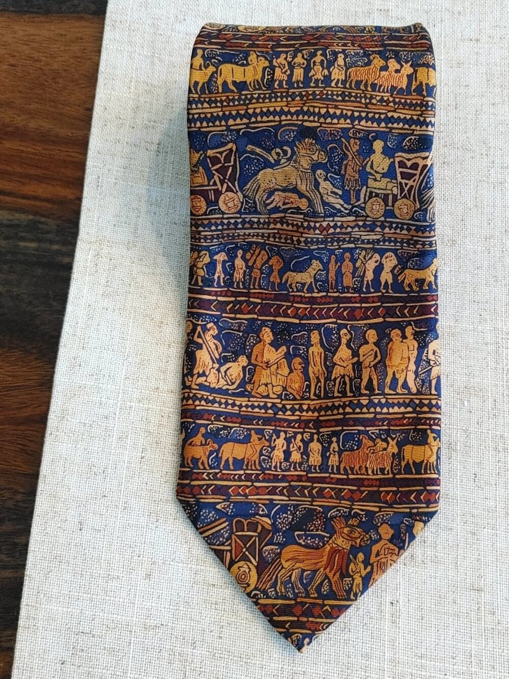 Vintage Alynn "Mesopotamia" Men's Silk Tie